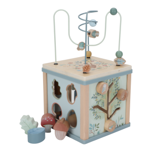 Wooden activity cube - Forest Friends