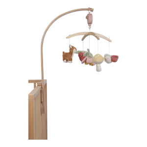 Wooden music mobile - Fairy Garden