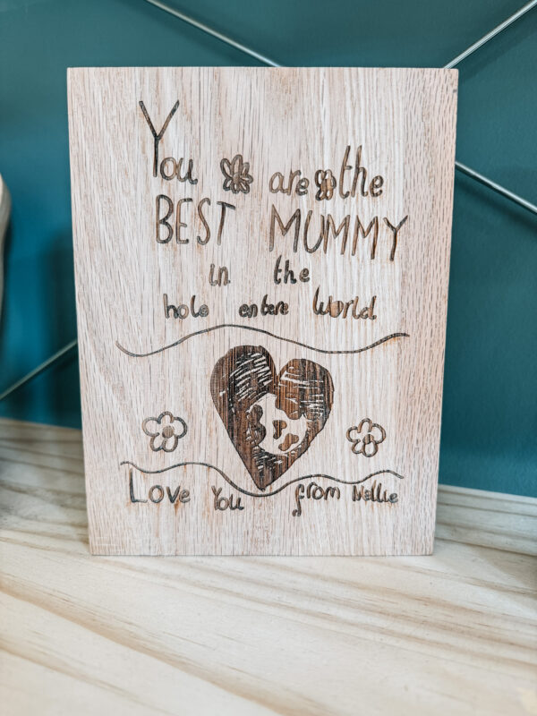 Personalised Wooden Your Handwriting / Drawing Book Photo Frame - Image 4