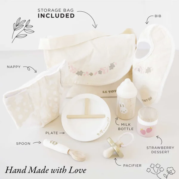 LE TOY VAN Dolls Nursing Kit and Bag - Image 6