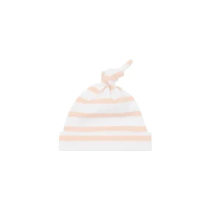 Bob + Blossom: POWDER PINK + WHITE STRIPE HAT