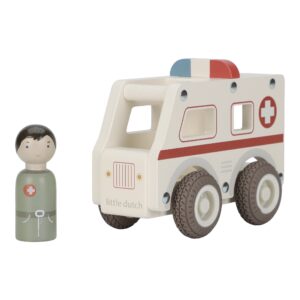 Little Dutch Wooden Ambulance