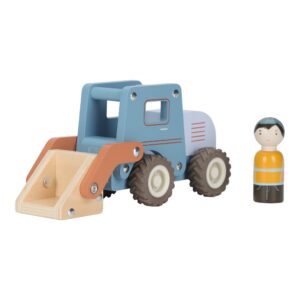 Little Dutch Wooden Bulldozer Truck
