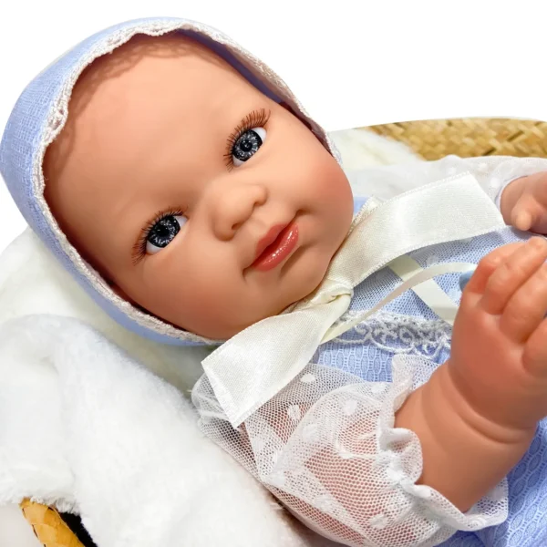BABY BOY Dou Dou Doll – 37cm | Anatomically Correct Vinyl Baby Doll - Image 2