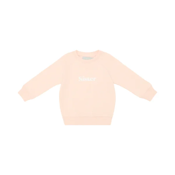 BOB + BLOSSOM POWDER PINK  'SISTER' SWEATSHIRT - Image 2