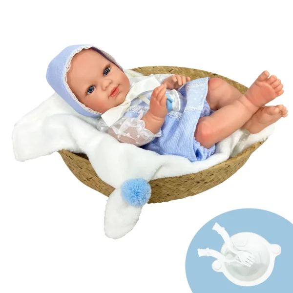 BABY BOY Dou Dou Doll – 37cm | Anatomically Correct Vinyl Baby Doll