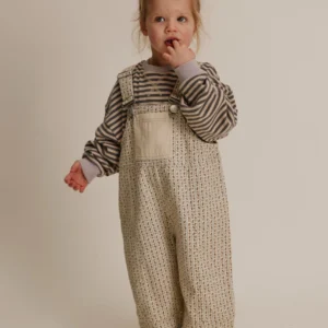 Claude + Co Blythe Radish Stripe Dungaree