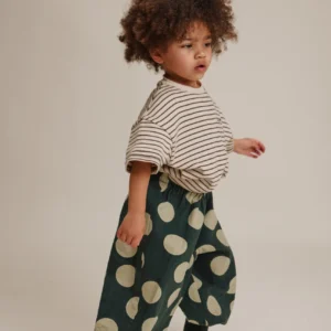 Claude + Co Emerson Kale Polka Balloon Trouser