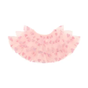 BOB + BLOSSOM Pale Pink & Pink Glitter Heart cape